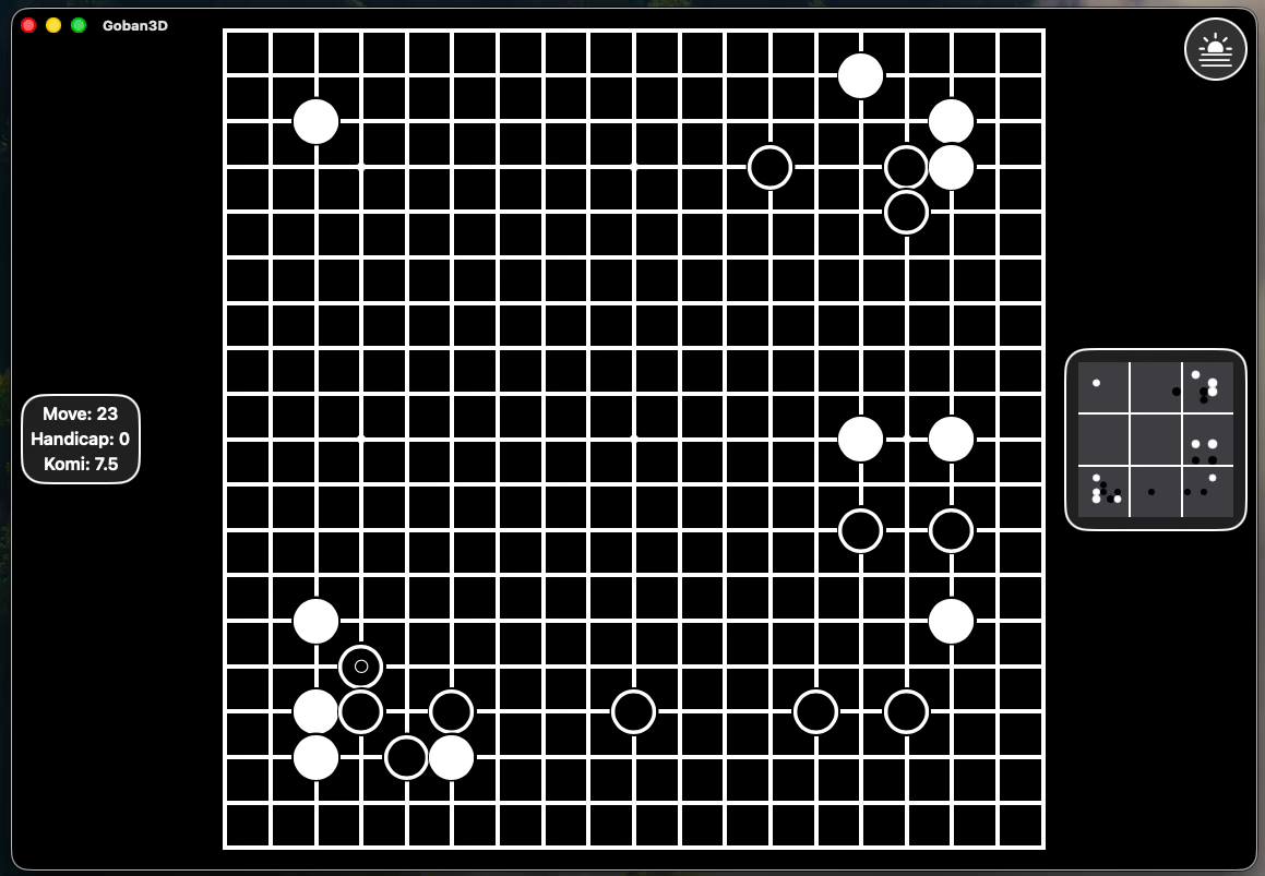 High contrast mode — dark appearance